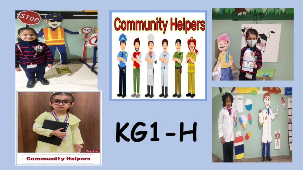 COMMUNITY HELPERS DAY KG1H DPS Monarch International School Qatar